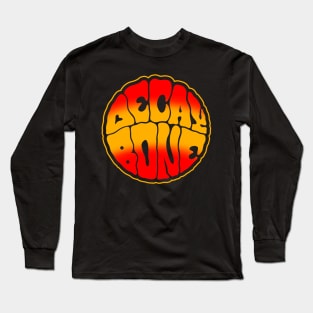 Decay Bone Logo Rock Stoner Long Sleeve T-Shirt